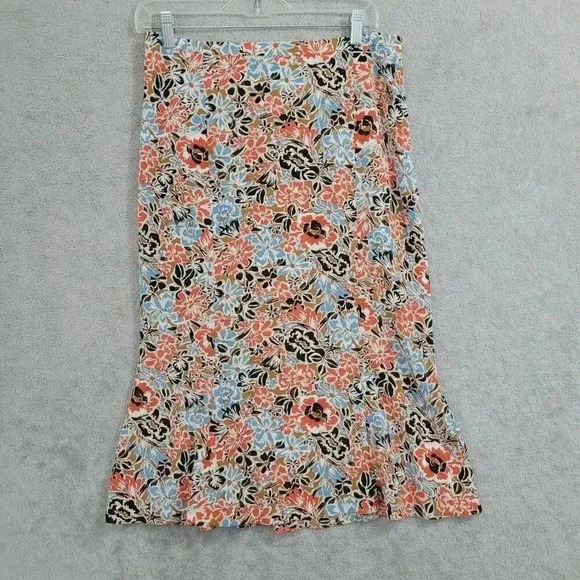 Veronica Beard Dresses & Skirts - Excellent Veronica Beard Floral Midi Skirt Size 8 Silk Blend Multicolor 23CT